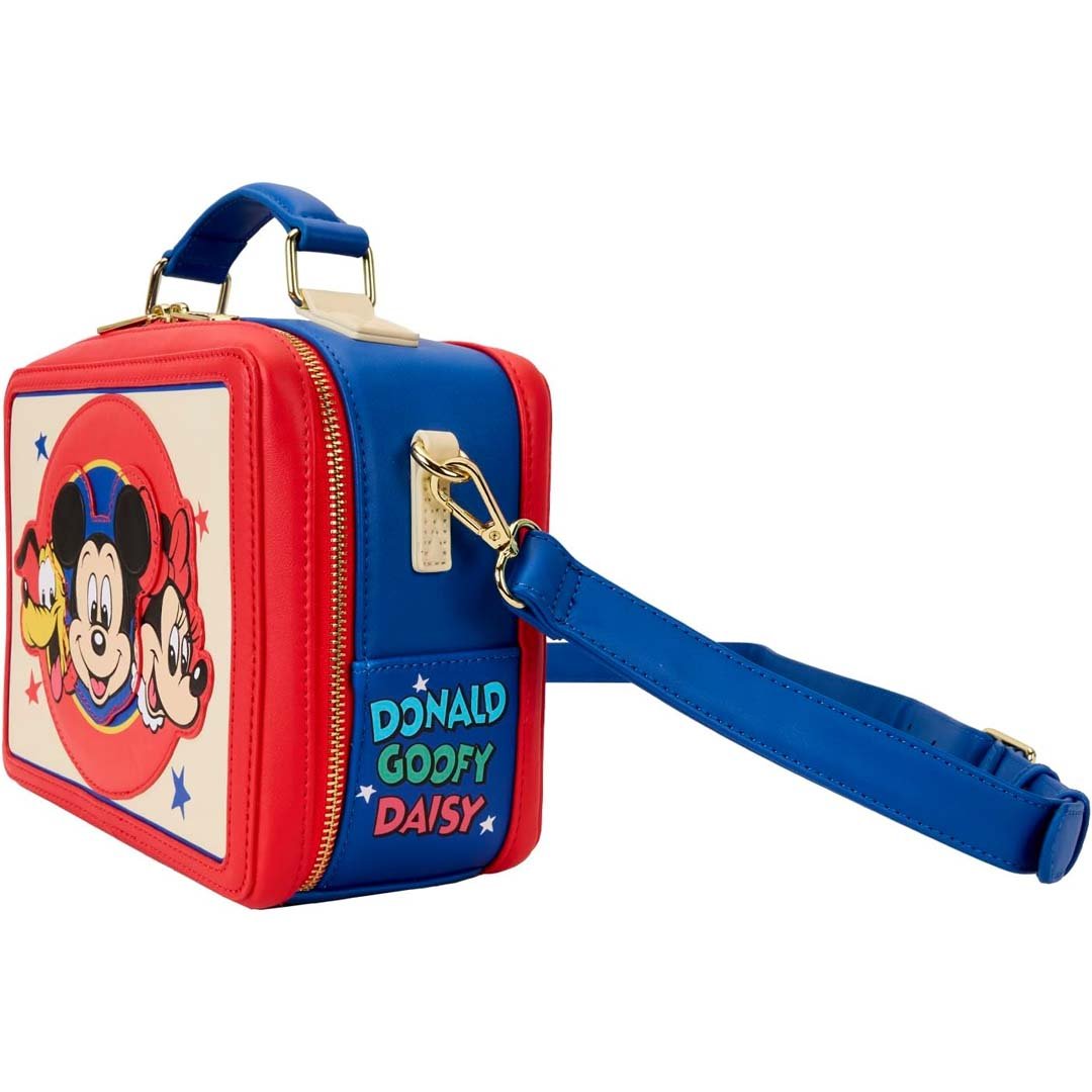 Loungefly Disney Mickey &amp; Friends Classic Lunchbox Crossbody Bag