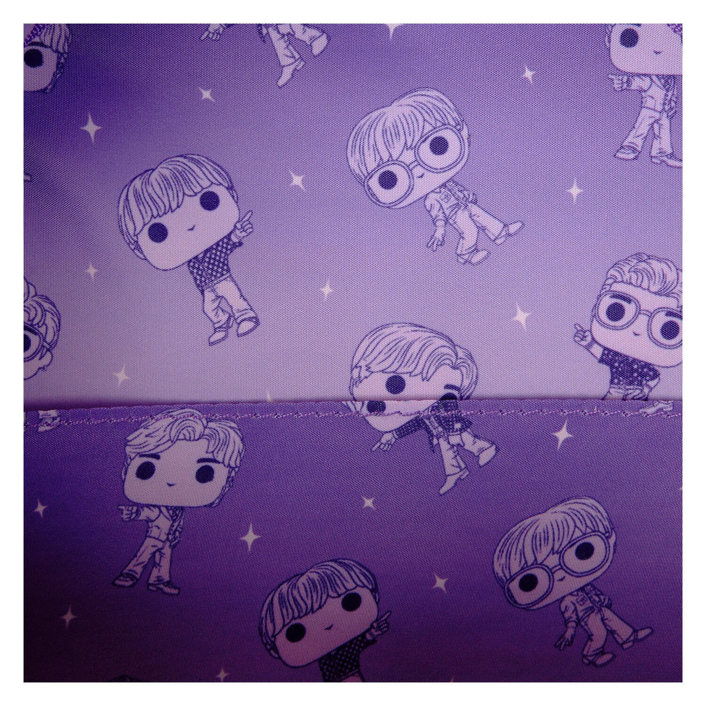 Loungefly Funko Pop! By Loungefly BTS Iridescent Quilted Mini Backpack