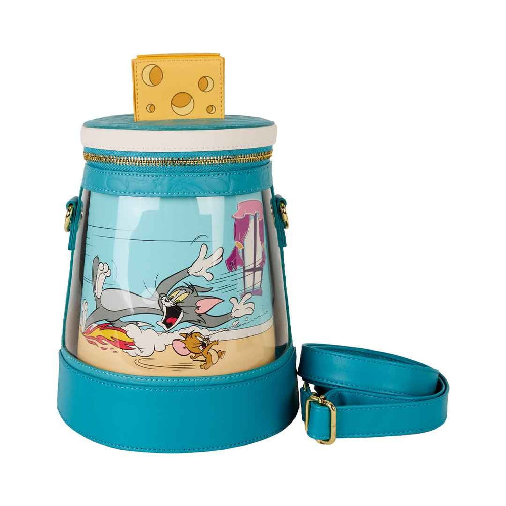 Loungefly Warner Brothers Tom and Jerry Spinning Crossbody Bag