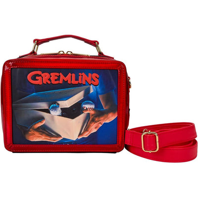 Loungefly Warner Brothers Gremlins 40th Anniversary Vintage Lunchbox Crossbody Bag
