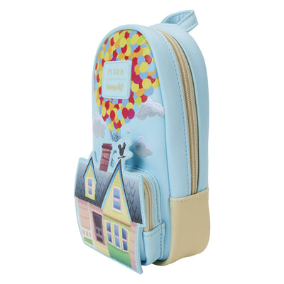 Loungefly Pixar Up 15th Anniversary Balloon House Mini Backpack Pencil Holder - Side View