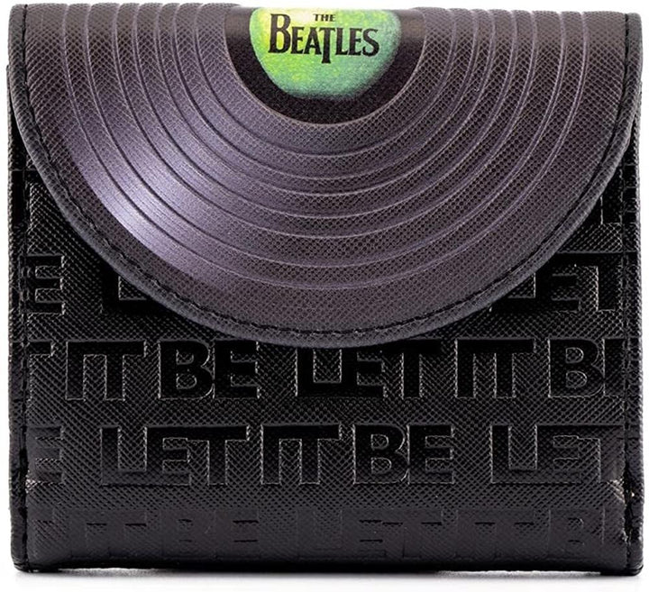 Loungefly The Beatles "Let It Be" Vinyl Record Zip-Around Wallet