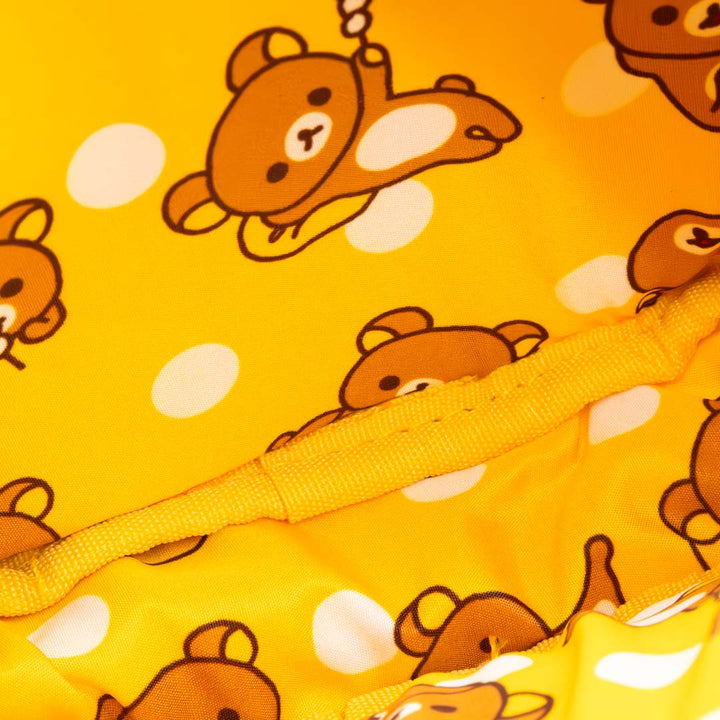 Whatever Makes You Happy Rilakkuma Kirolakkuma Padded Nylon Crossbody with Strap