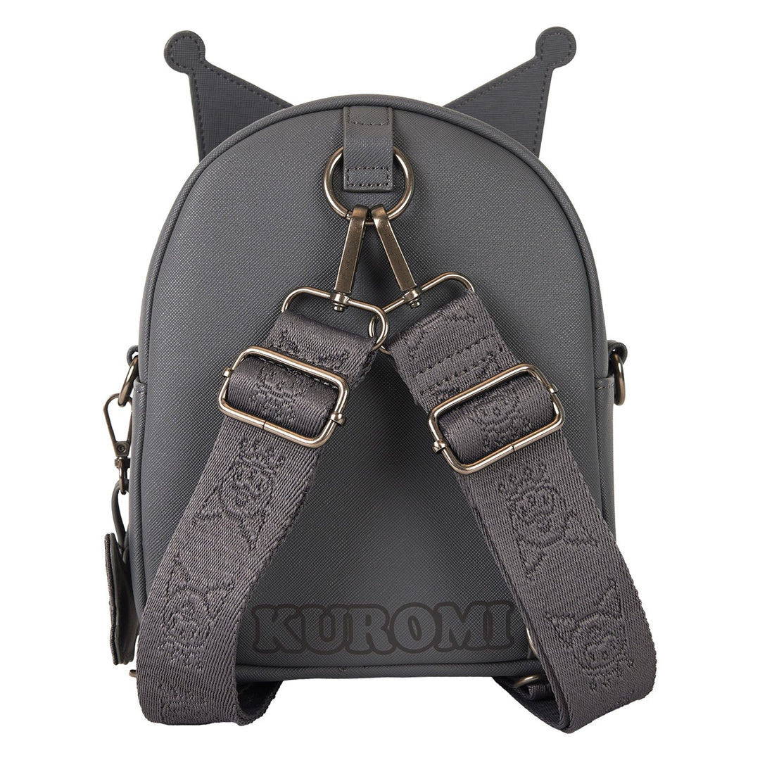 Loungefly Sanrio Kuromi Monochrome Cosplay Convertible Mini Backpack &amp; Crossbody Bag
