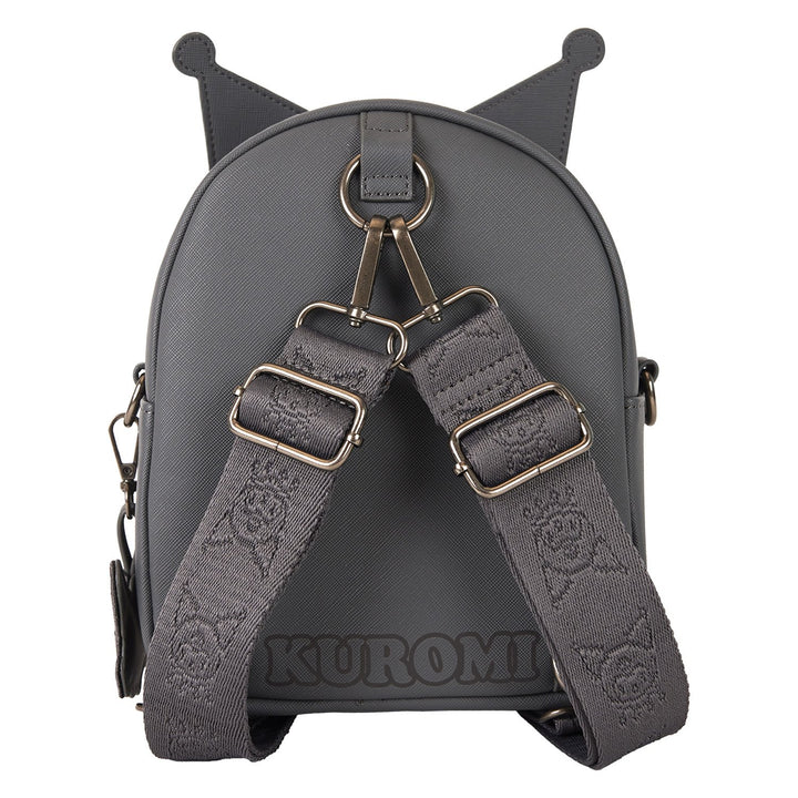 Loungefly Sanrio Kuromi Monochrome Cosplay Convertible Mini Backpack &amp; Crossbody Bag