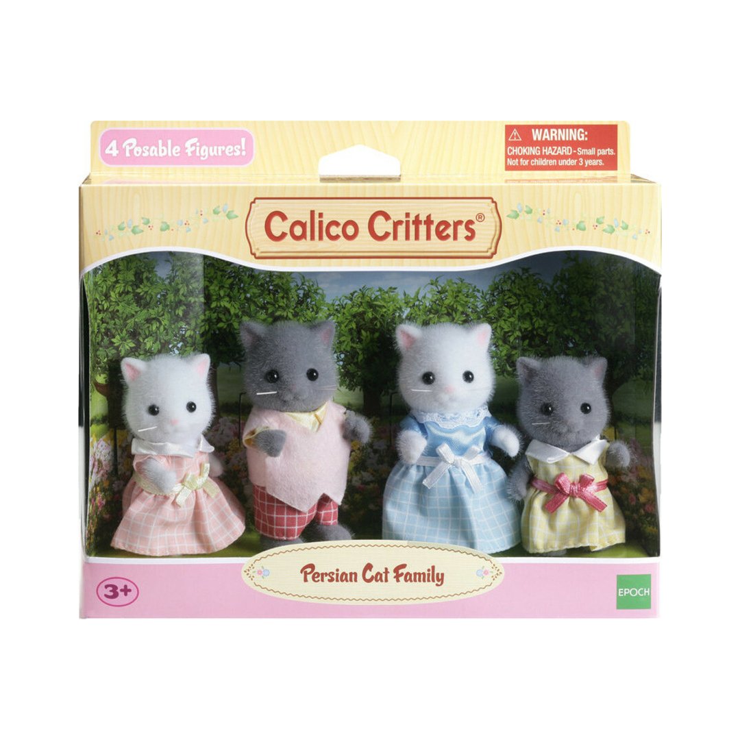 Calico Critters Persian Cat Family