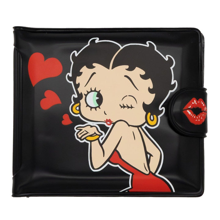 Whatever Makes You Happy Betty Boop Padded Vinyl Snap Wallet