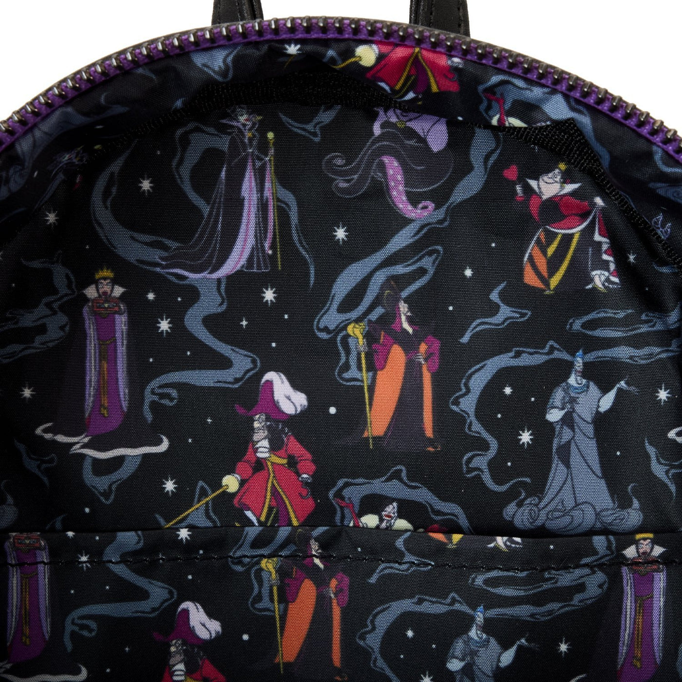 Loungefly Disney Villains Iridescent All-Over Print Mini Backpack
