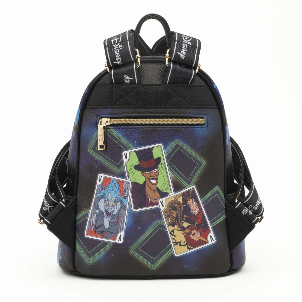 WondaPop Disney Dr. Facilier 11" Vegan Leather Mini Backpack - Back