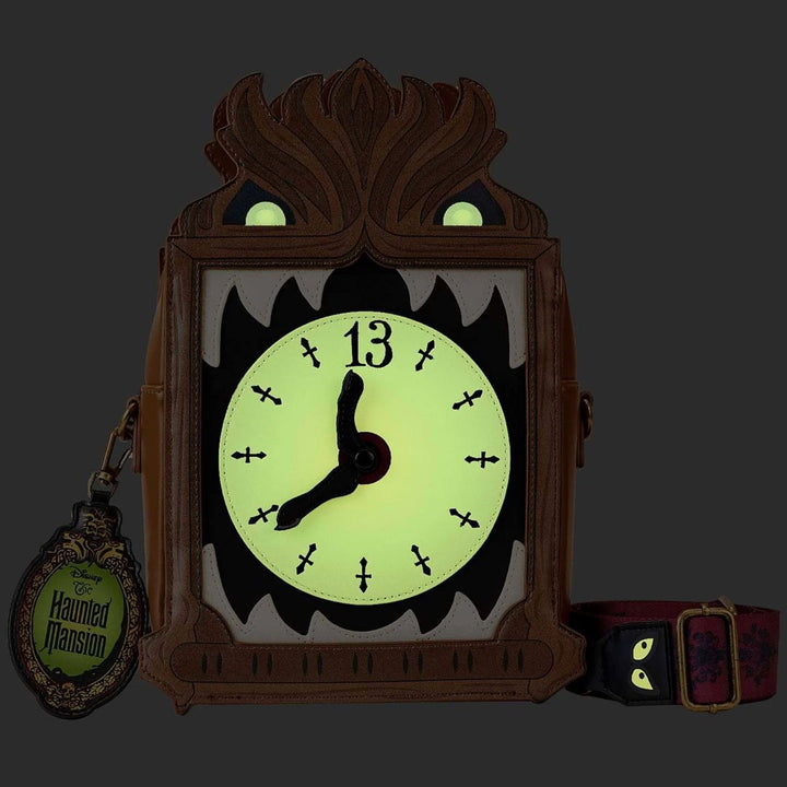 Loungefly Disney Haunted Mansion Clock Crossbody