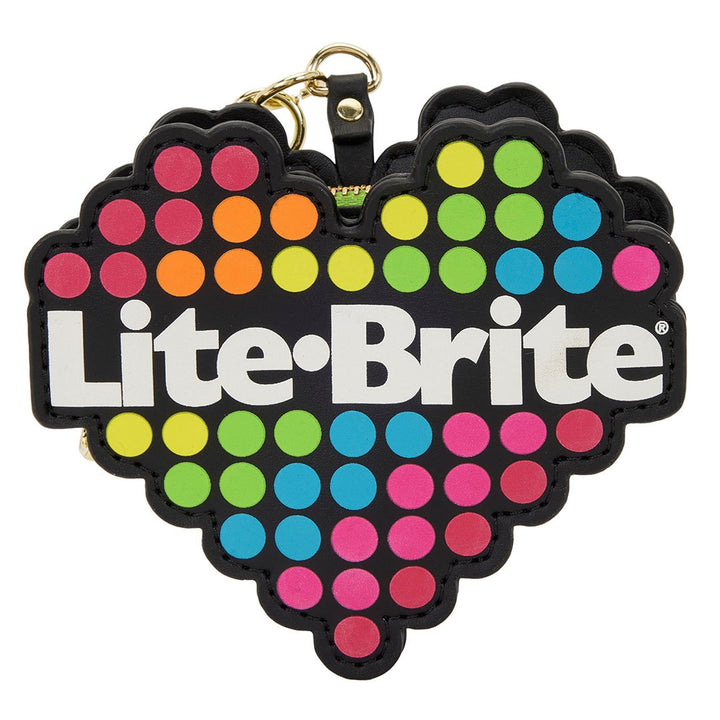 Loungefly Hasbro Lite-Brite Lenticular Glow Crossbody Bag with Coin Bag
