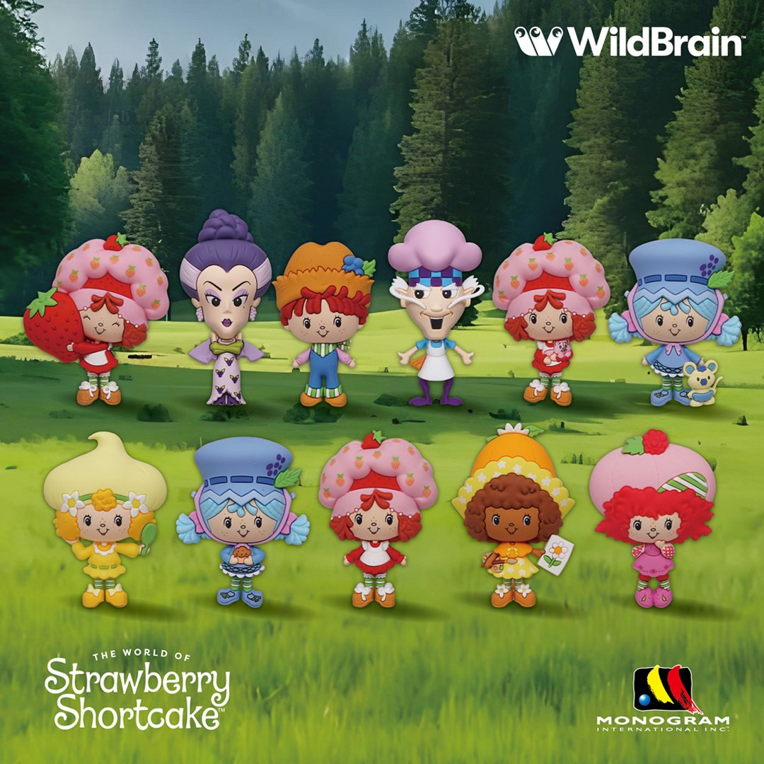 Strawberry Shortcake 3D Foam Bag Clip Series 1 Blind Bag