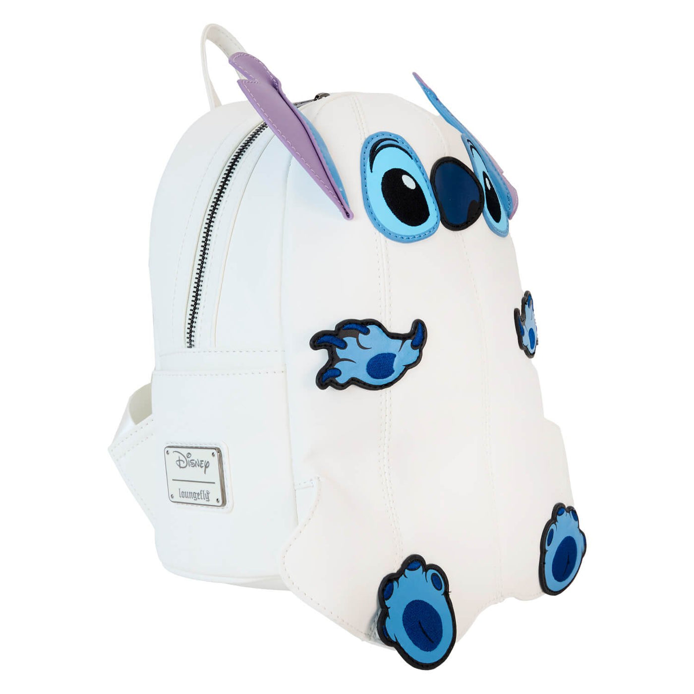 Loungefly Disney Lilo & Stitch Stitch Ghost Cosplay Mini Backpack - angle