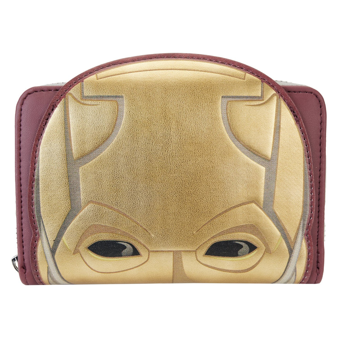 MVWA0225 - Loungefly Marvel Daredevil Cosplay Zip-Around Wallet - Front