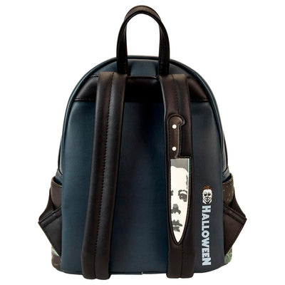 Loungefly Compass International Halloween Michael Myers Jack-O'-Lantern Glow Mini Backpack