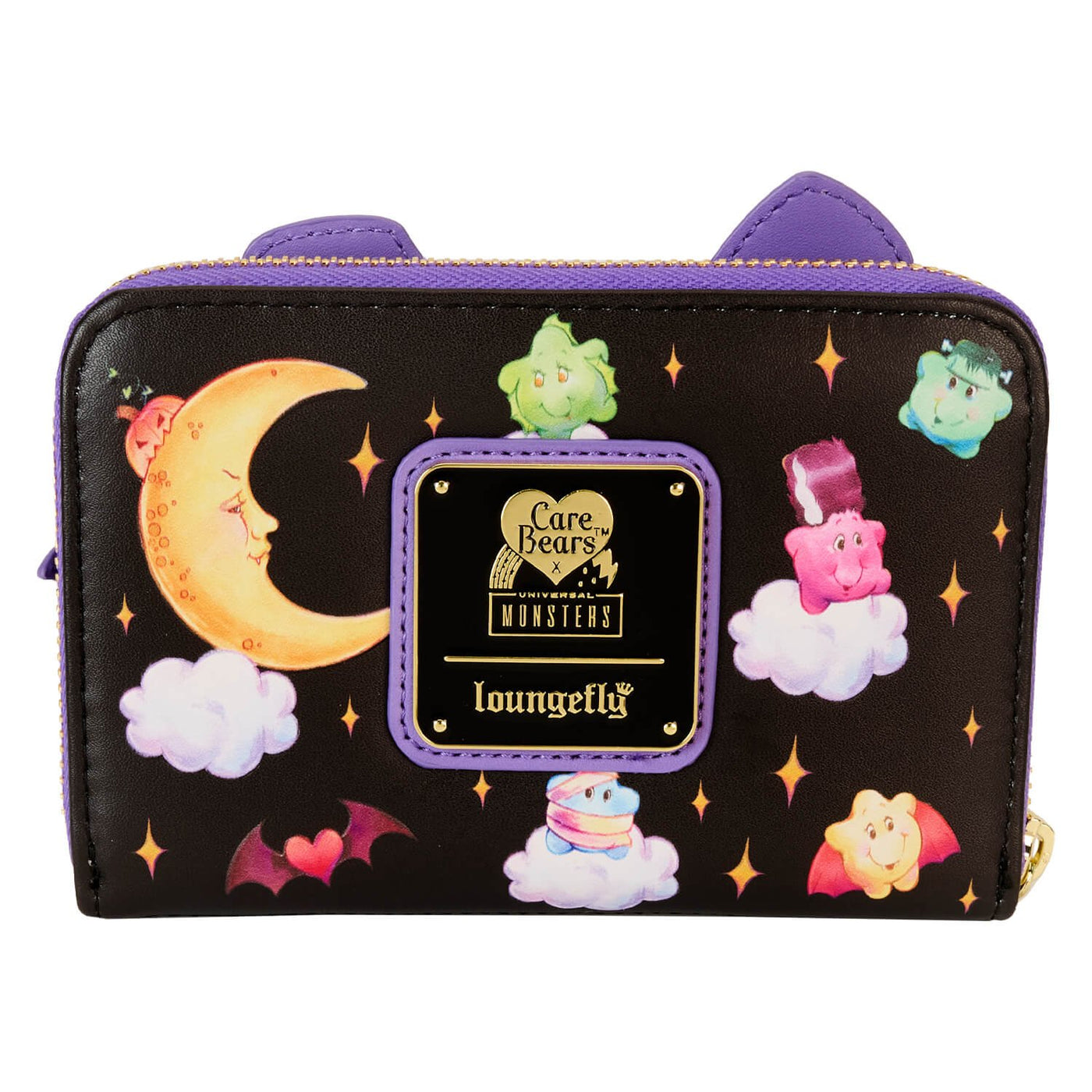 Loungefly Care Bears x Universal Monsters Scary Dreams Zip-Around Wallet - Rear