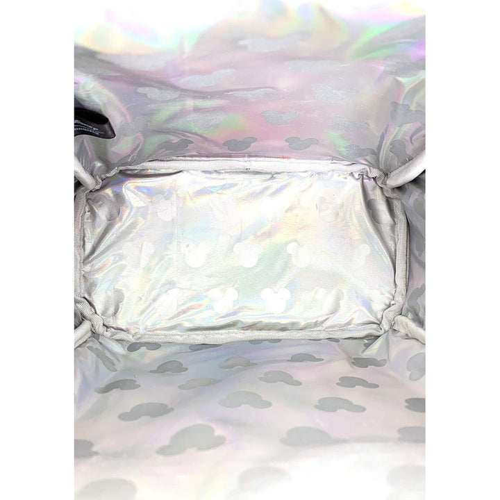Loungefly Disney Minnie Mouse Silver Holographic Sequin Mini Backpack
