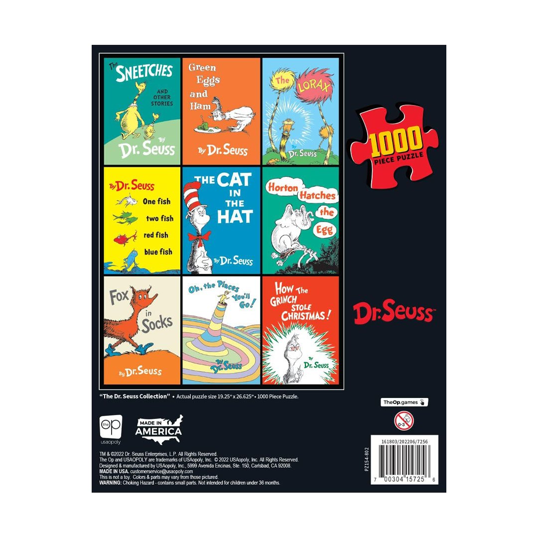 USAopoly Dr. Seuss Collection 1000 Piece Puzzle – 707 Street