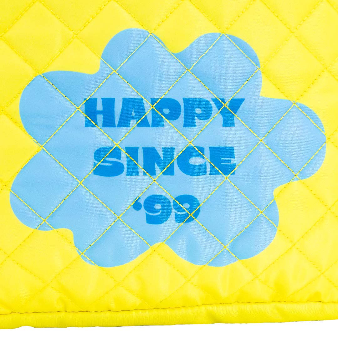 Whatever Makes You Happy Spongebob Quilted Nylon Oversized Tote Bag