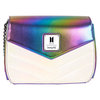 Loungefly Funko Pop! By Loungefly BTS Iridescent Quilted Crossbody Bag
