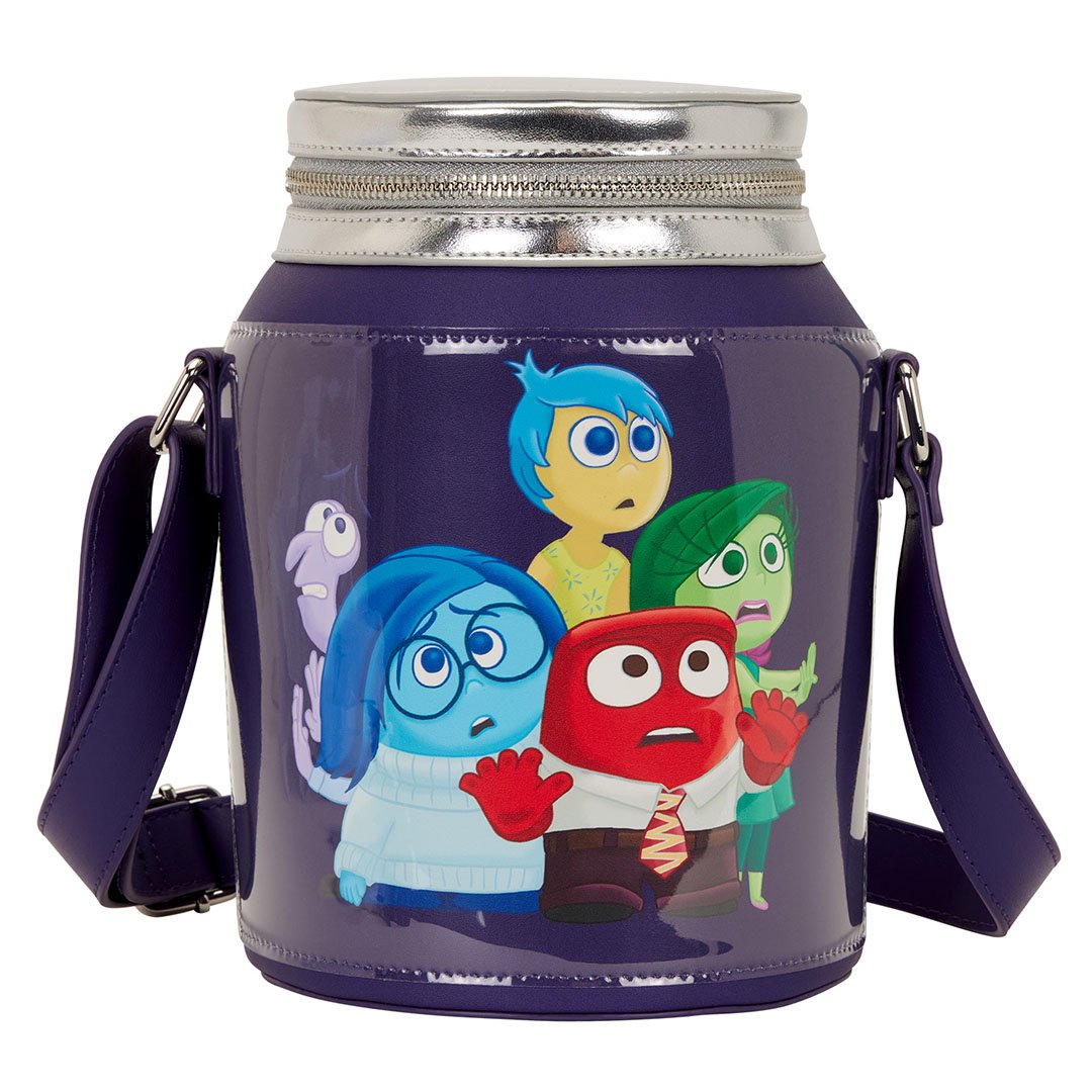 Loungefly Disney Pixar Inside Out 2 Bottled Up Emotions Figural Crossbody Bag