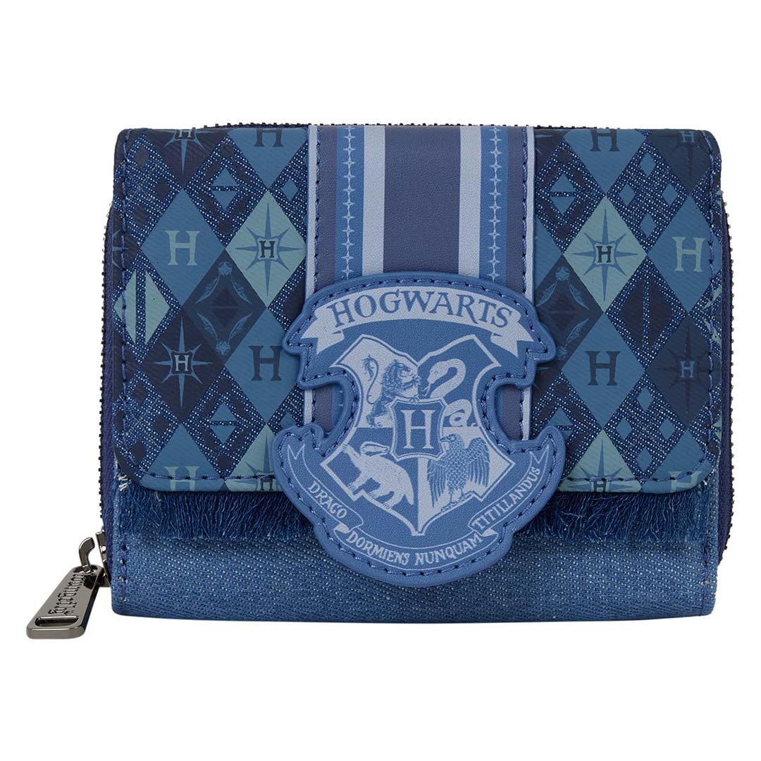 Loungefly Warner Bros Harry Potter Denim Tri-Fold Wallet