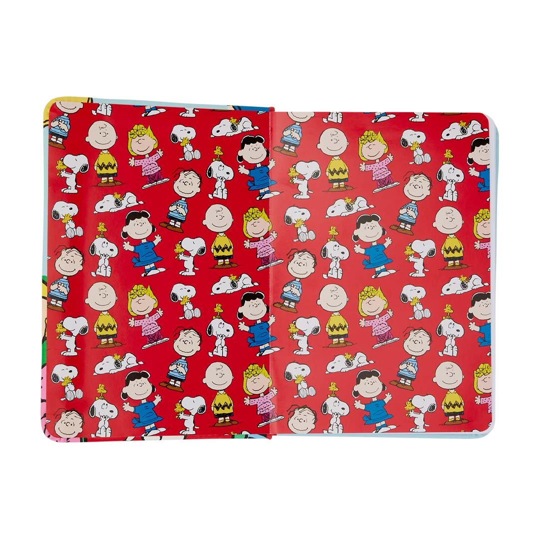Loungefly Peanuts Snoopy &amp; Gang Refillable Stationery Journal