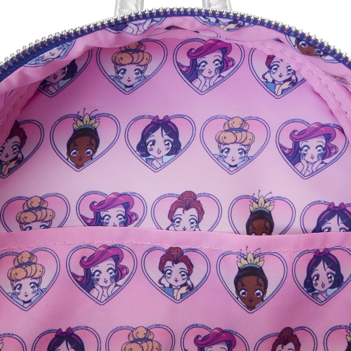 Loungefly Disney Princess Manga Style Mini Backpack - Interior Lining