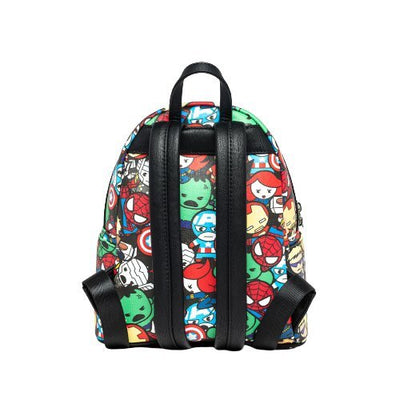 Marvel Avengers Chibi Allover Print Mini Backpack - 707 Street Exclusive
