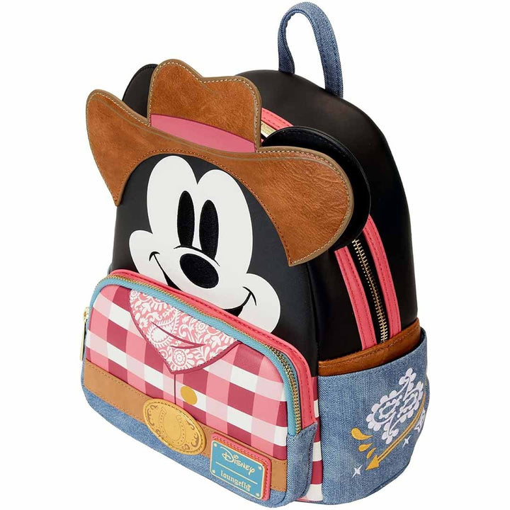 Loungefly Disney Western Mickey Mouse Cosplay Mini Backpack