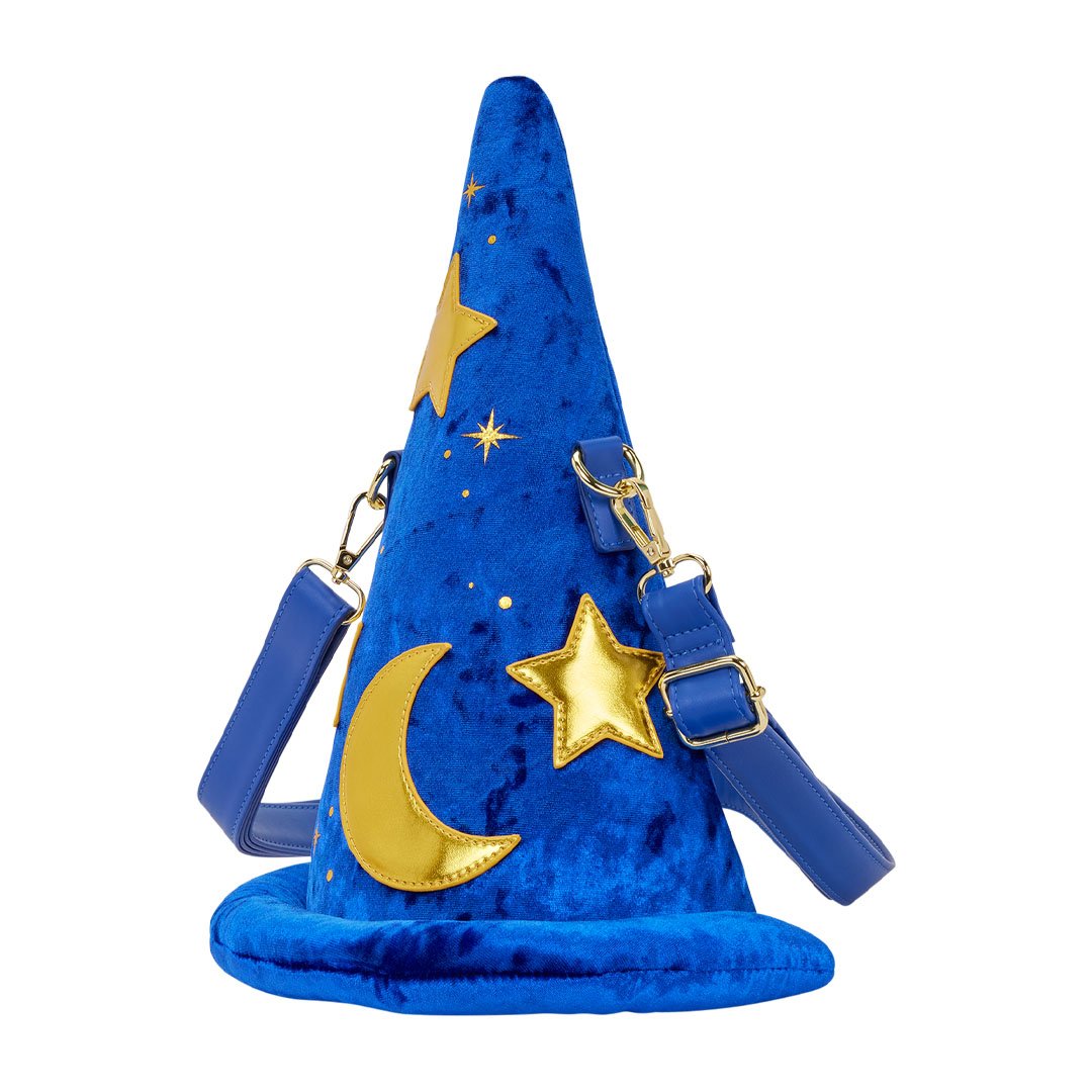 Loungefly Disney Fantasia Mickey Mouse Sorcerer Hat Figural Crossbody Bag