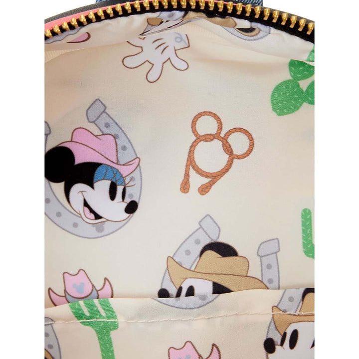 Loungefly Disney Western Mickey Mouse Cosplay Mini Backpack