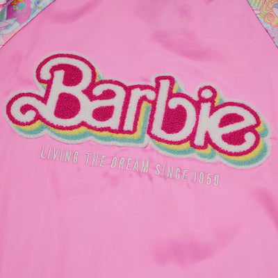 Loungefly Mattel Barbie 65th Anniversary Bomber Jacket - Back Detail