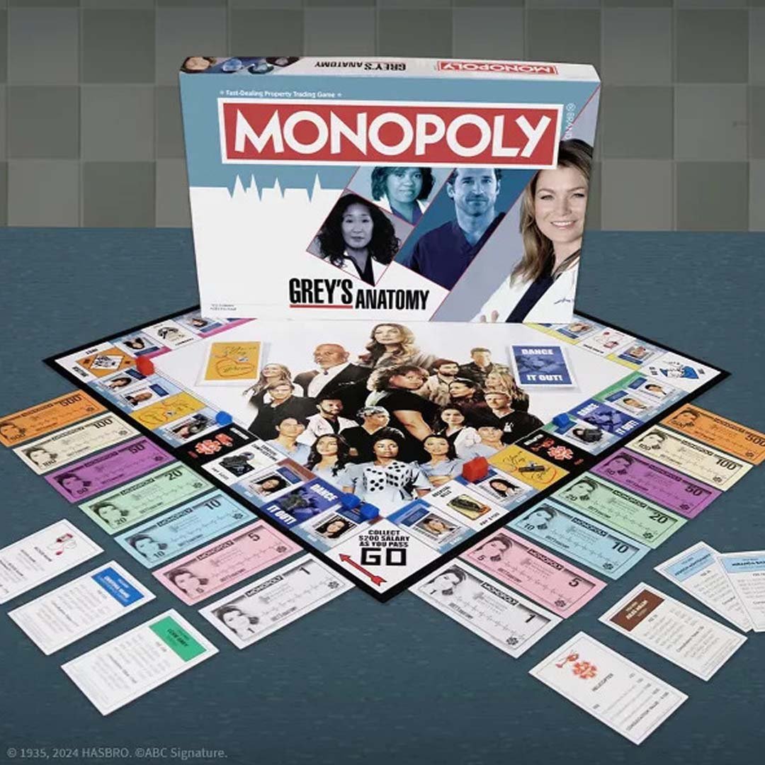 Hasbro Monopoly: Grey&