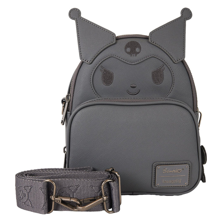 Loungefly Sanrio Kuromi Monochrome Cosplay Convertible Mini Backpack &amp; Crossbody Bag
