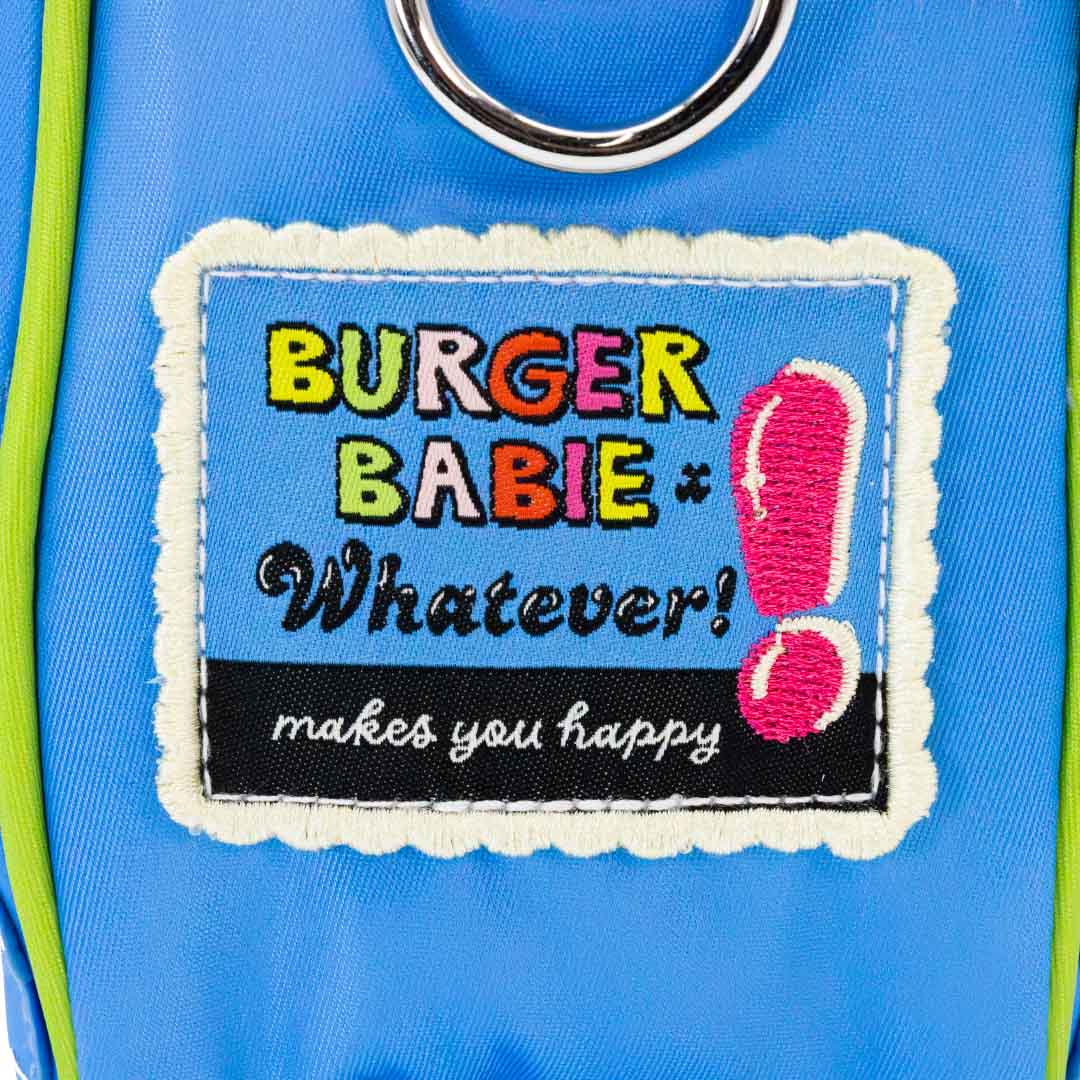 Whatever Makes You Happy Burger Babie Bowler Crossbody Bag