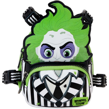 Loungefly Pets Warner Brothers Beetlejuice Cosplay Mini Backpack Dog Harness