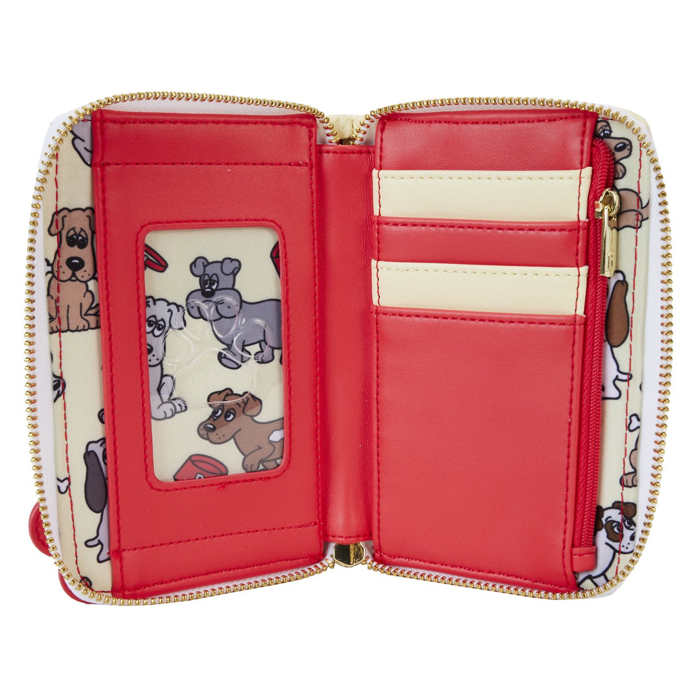 PUPWA0001 - Loungefly Hasbro Pound Puppies 40th Anniversary Zip-Around Wallet - Interior