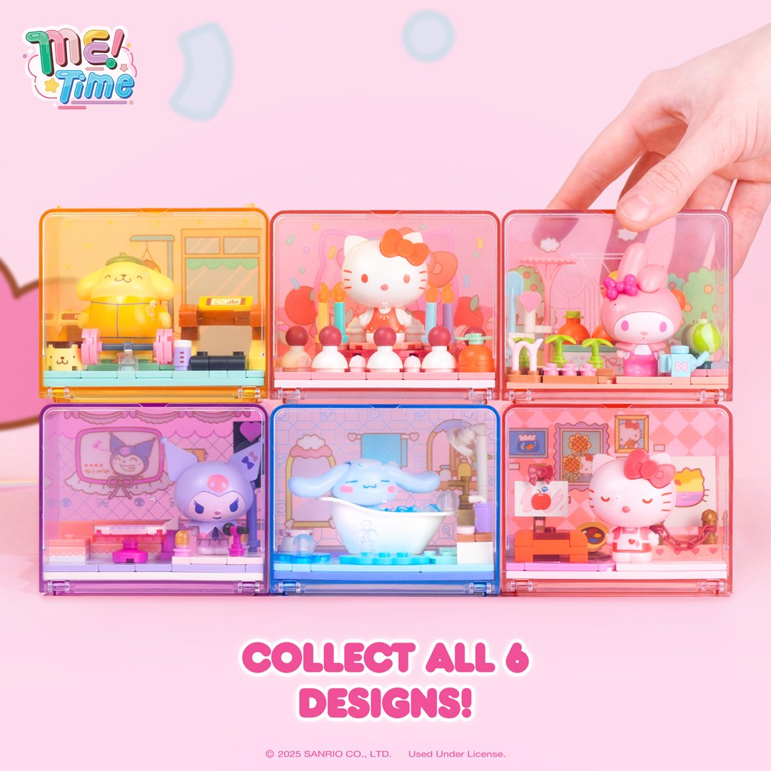 Hamee Sanrio Hello Kitty and Friends Me Time Building Blocks Blind Box