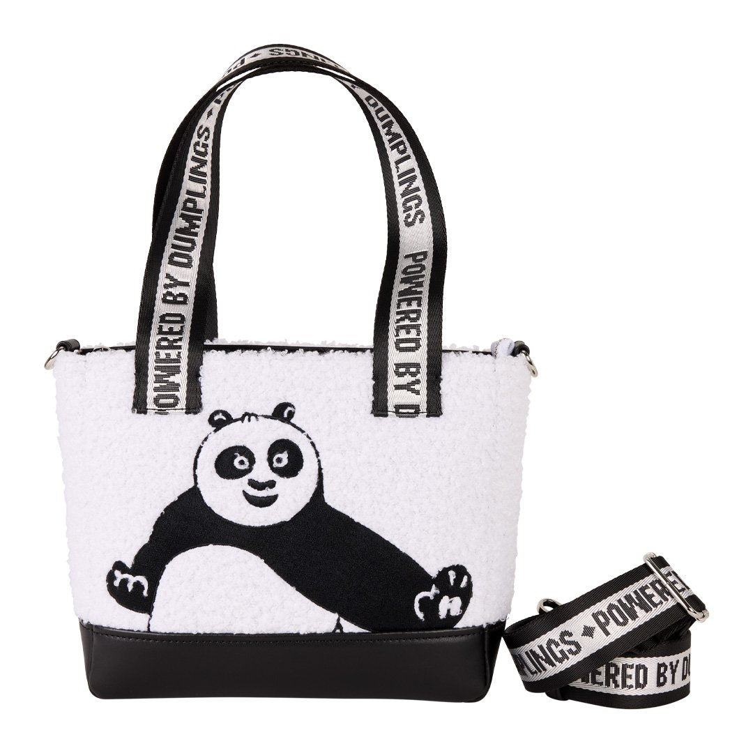 Loungefly DreamWorks Kung Fu Panda Sherpa Mini Tote Crossbody Bag