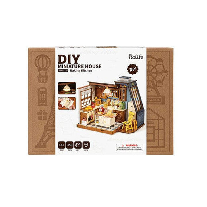 Rolife Baking Kitchen DIY Miniature House Kit
