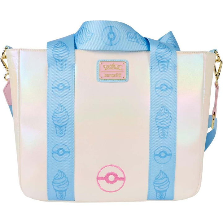 Loungefly Pokémon Iridescent Pikachu Tote Crossbody Bag with Coin Bag