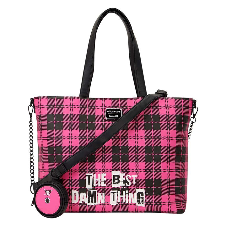 Loungefly Avril Lavigne Logo Tote Crossbody Bag with Coin Bag