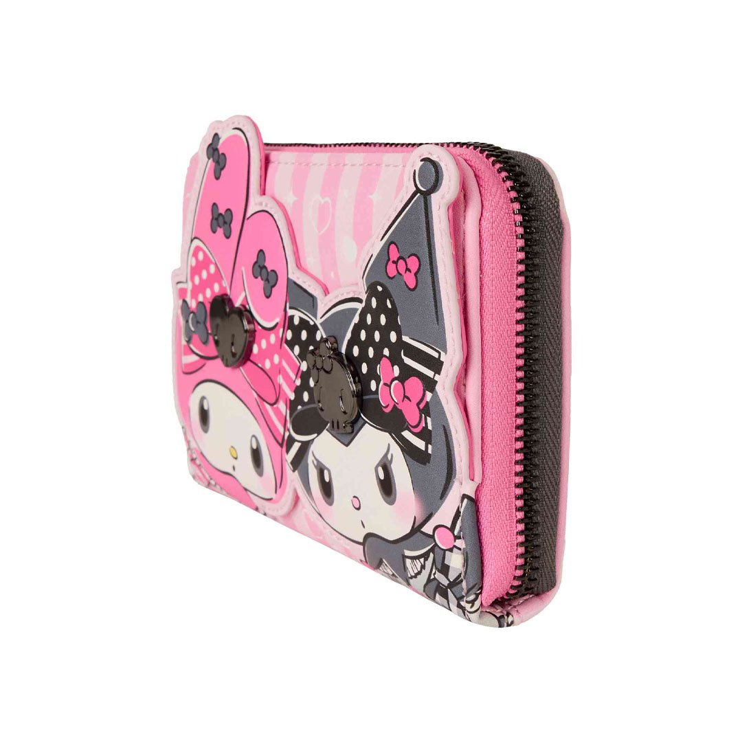 Loungefly Sanrio My Melody &amp; Kuromi Zip Around Wallet