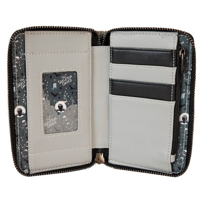 Loungefly Disney Skeleton Dance Zip-Around Wallet - Open Fold