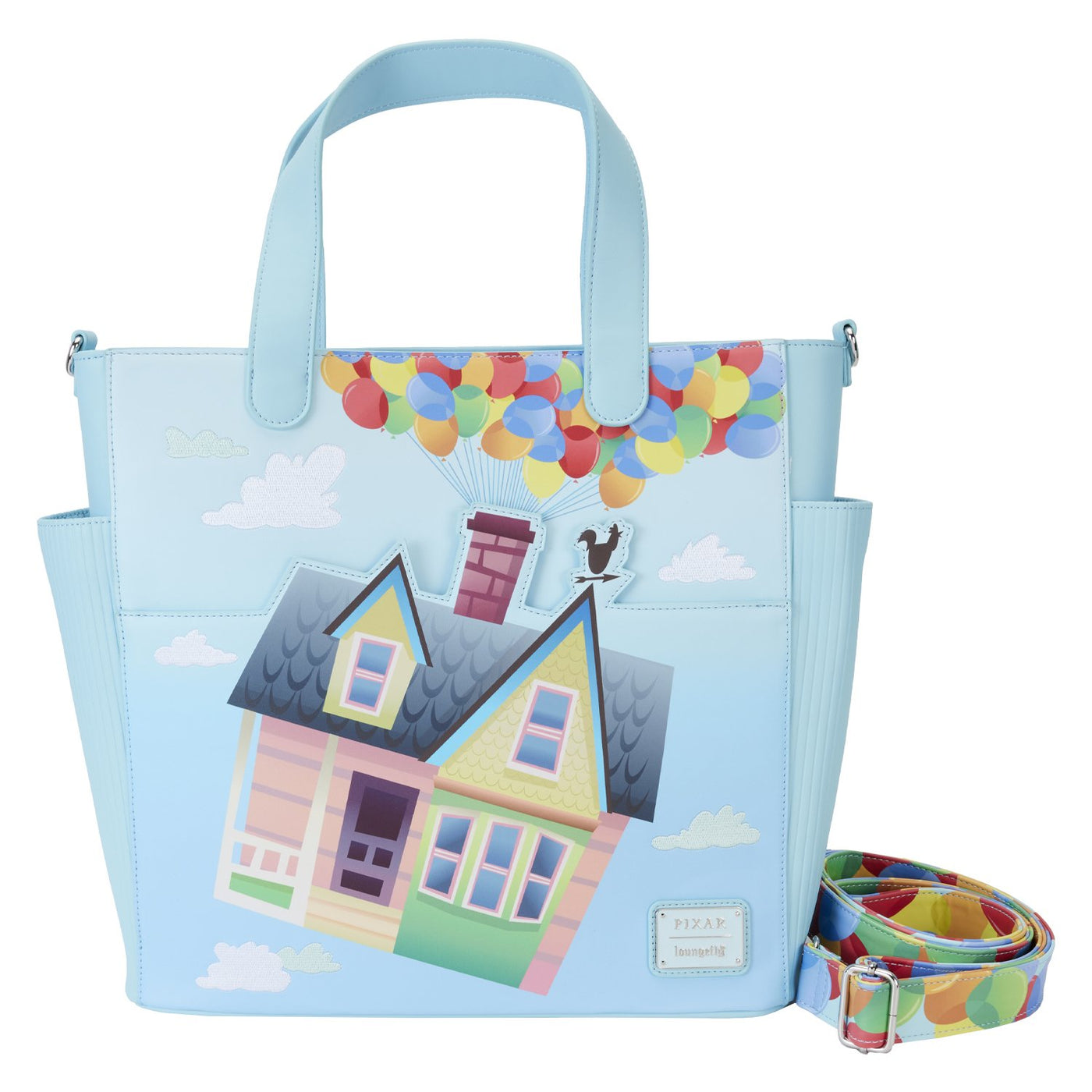 Loungefly Pixar Up 15th Anniversary Convertible Tote Bag - Front