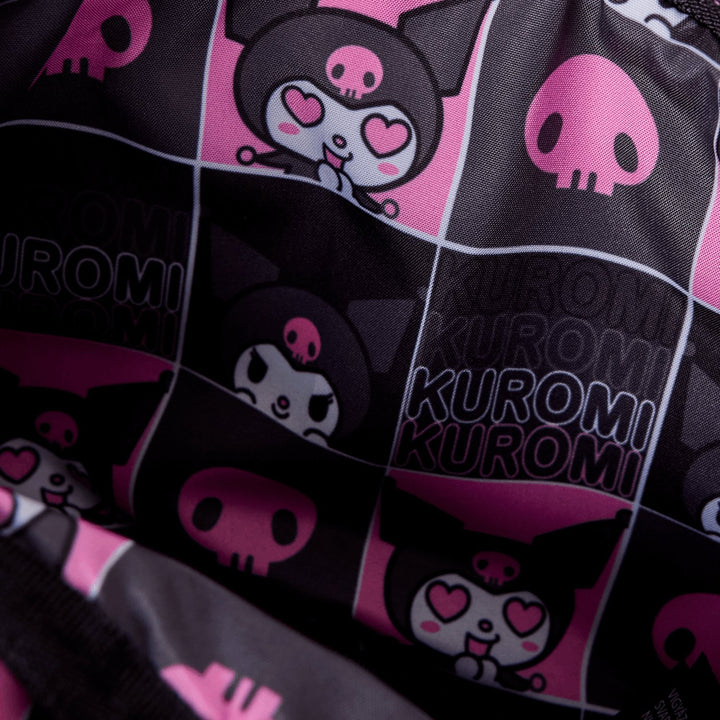 Loungefly Sanrio Kuromi Cosplay Convertible Nylon Belt Bag with Coin Bag
