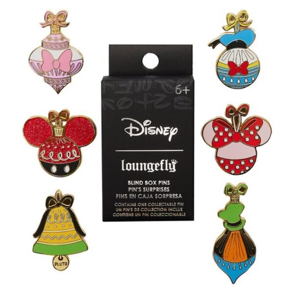 671803441323 - Loungefly Disney Mickey And Friends Ornaments Mystery Box Pins - Preorder - front