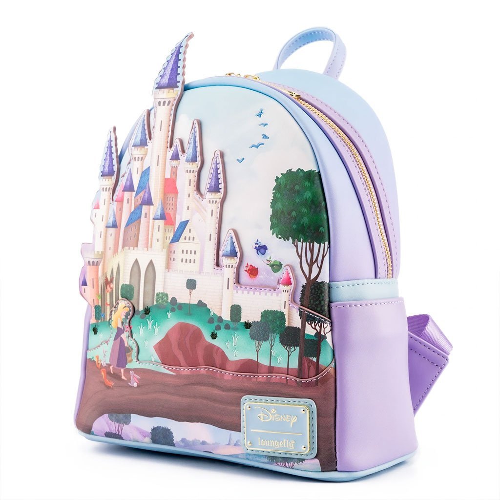 cinderella castle mini backpack by loungefly Loungefly Disney Princess Castle Series Sleeping Beauty Mini Backpack