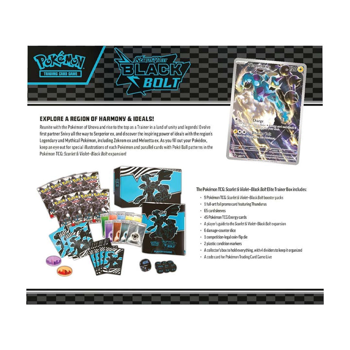 Pokémon TCG Scarlet &amp; Violet 10.5 Black Bolt Elite Trainer Box